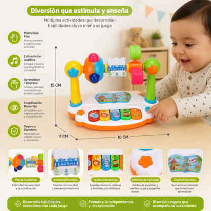 Juguete Musical Educativo 5 en 1 para Bebés