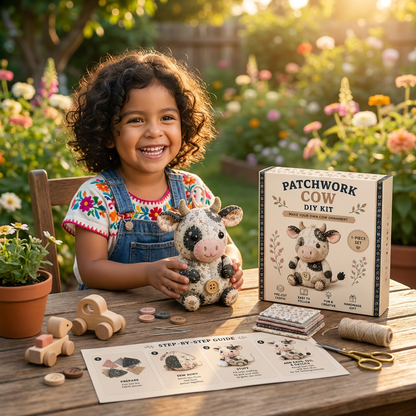 Kit de Costura DIY para Animales – Set de Manualidades para Crear Adornos de Tela Hechos a Mano