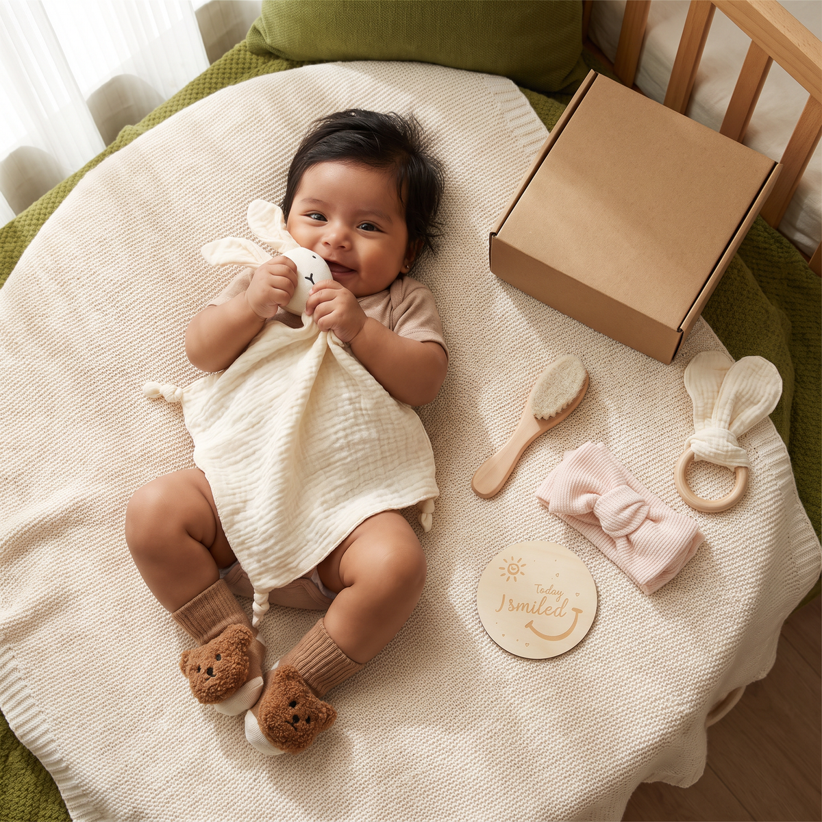 Caja de regalo para recién nacidos de 6 piezas – kit esencial para bebé