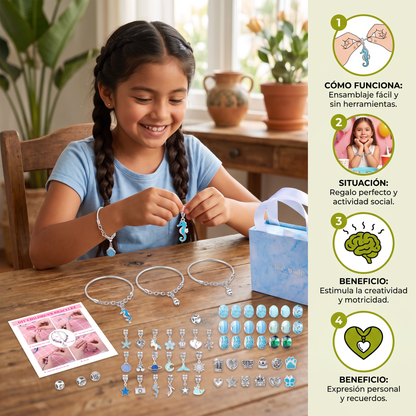 Set de joyería para hacer manualidades