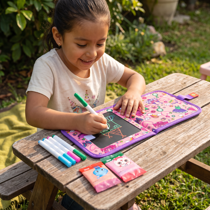Libro de colorear portátil reutilizable para niños