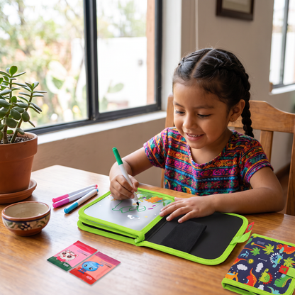Libro de colorear portátil reutilizable para niños