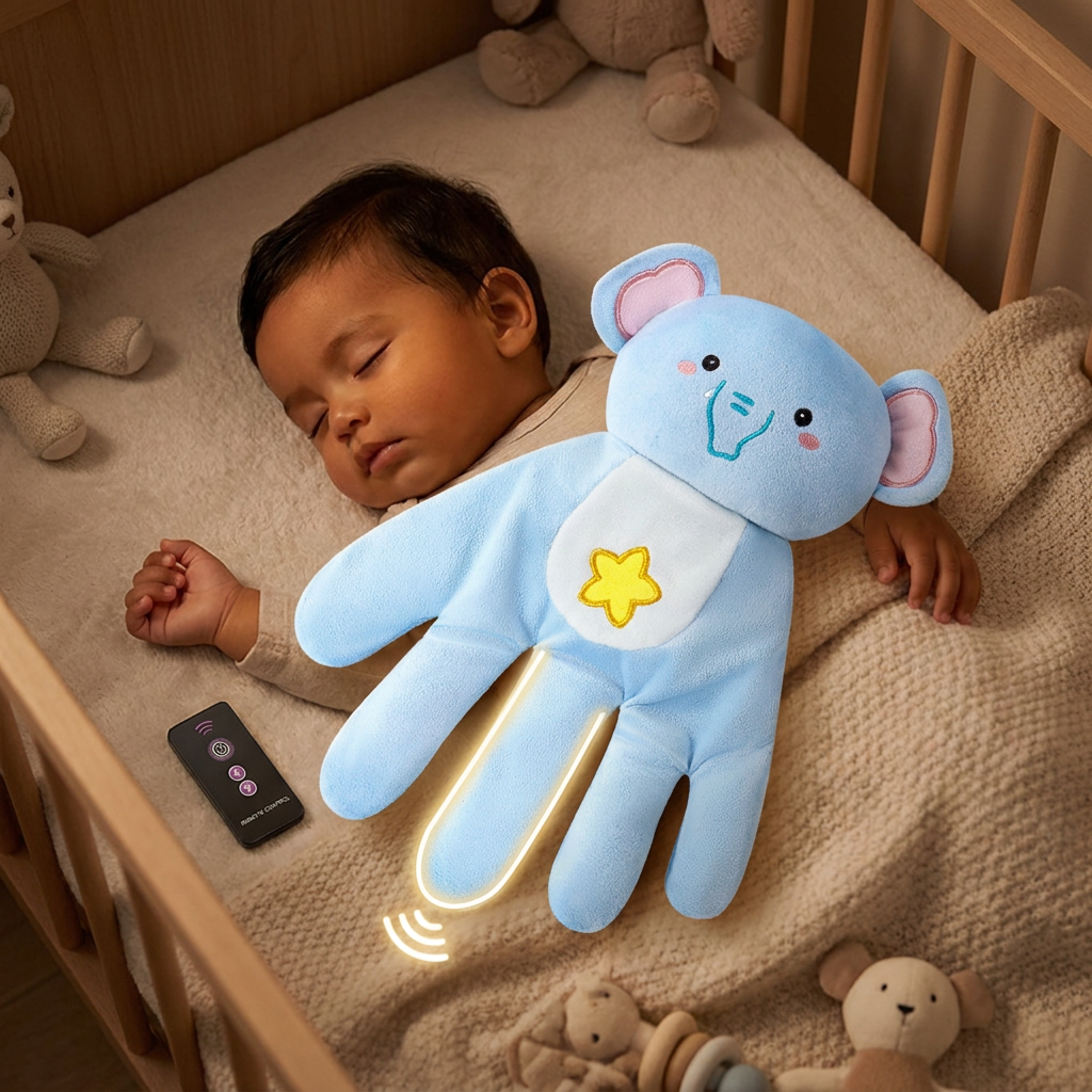Peluche Calmante con Golpecitos para Bebés