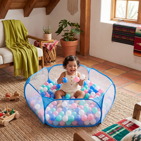 Corralito Portátil Plegable Tipo Tienda Para Bebés Y Niños Pequeños