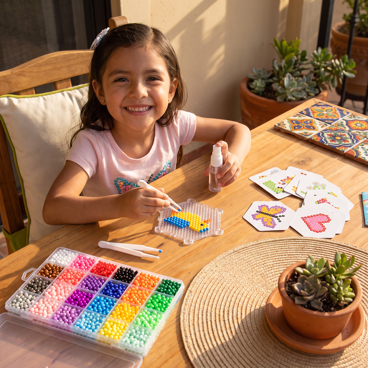 Set Mágico de Manualidades con Perlas de Agua