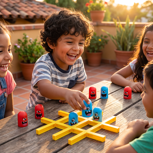 Juego de Tic-Tac-Toe de monstruos para niños – Divertido juego de estrategia para 2 jugadores