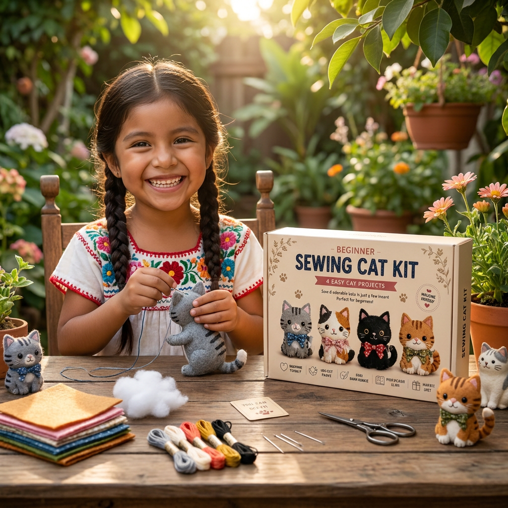 Kit de Costura DIY de Peluche – Cose Tu Propia Figura Adorable