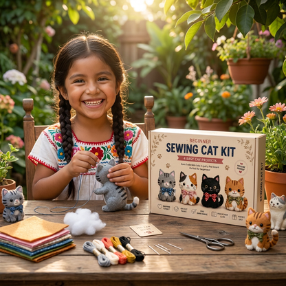 Kit de Costura DIY de Peluche – Cose Tu Propia Figura Adorable