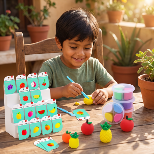 Kit de Manualidades DIY con Arcilla de Secado al Aire para Niños