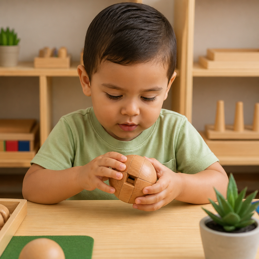 Rompecabezas Educativo Montessori 3D de Madera