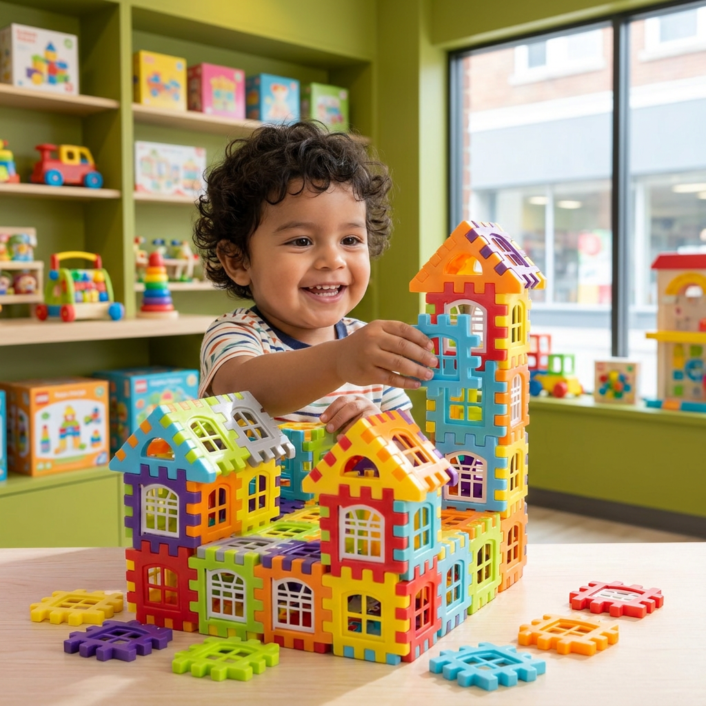 Bloques Montessori de Ventana Para Niños