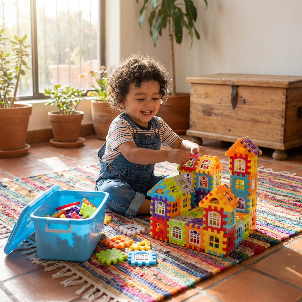 Bloques Montessori de Ventana Para Niños