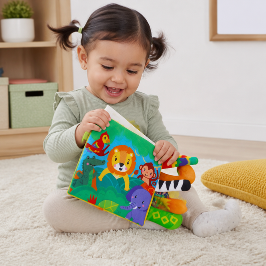 Libro Sensorial De Cuentos Con Sonido Crujiente Para Niños Pequeños