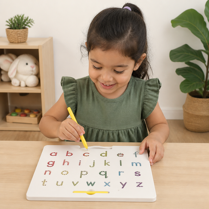 Pizarra Educativa De Escritura Con Bolas Magnéticas