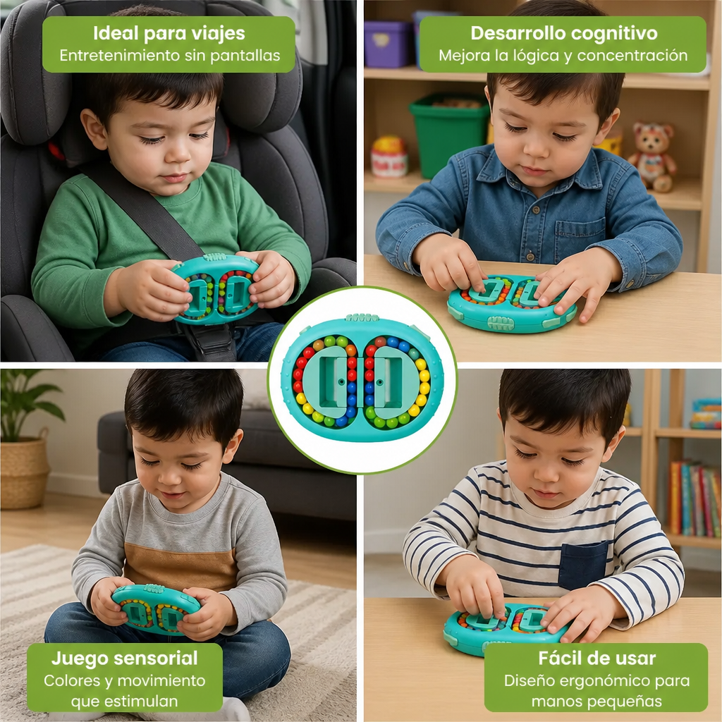 Juego De Lógica De Bolas De Colores De Doble Cara