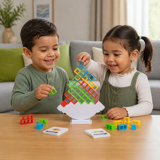 Juego De Apilamiento De Torre De Equilibrio