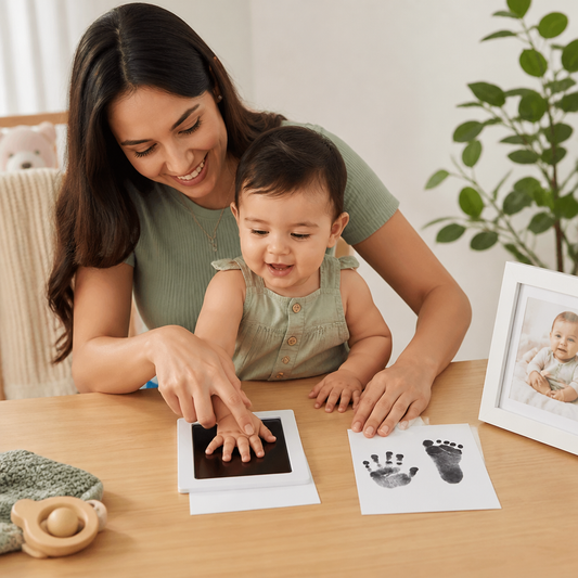 Set de Huellas de Manos y Pies para Bebé – Kit DIY de Recuerdos para Niños Pequeños