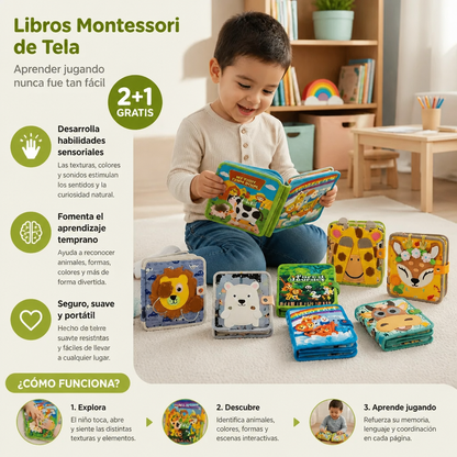 Set de Libros de Cuentos Montessori – ¡Llévate 2 + 1 Gratis Ahora!