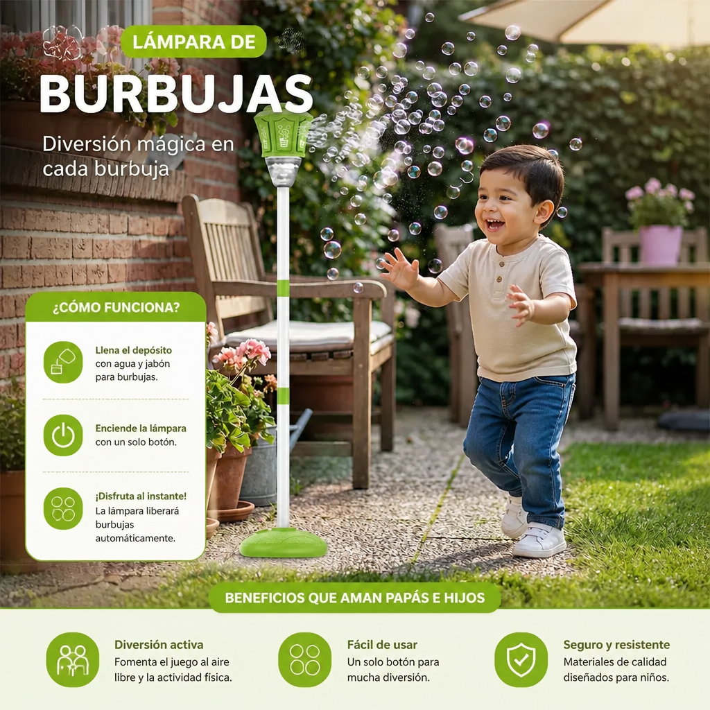 Lámpara De Burbujas Para Niños – Lámpara Automática De Burbujas