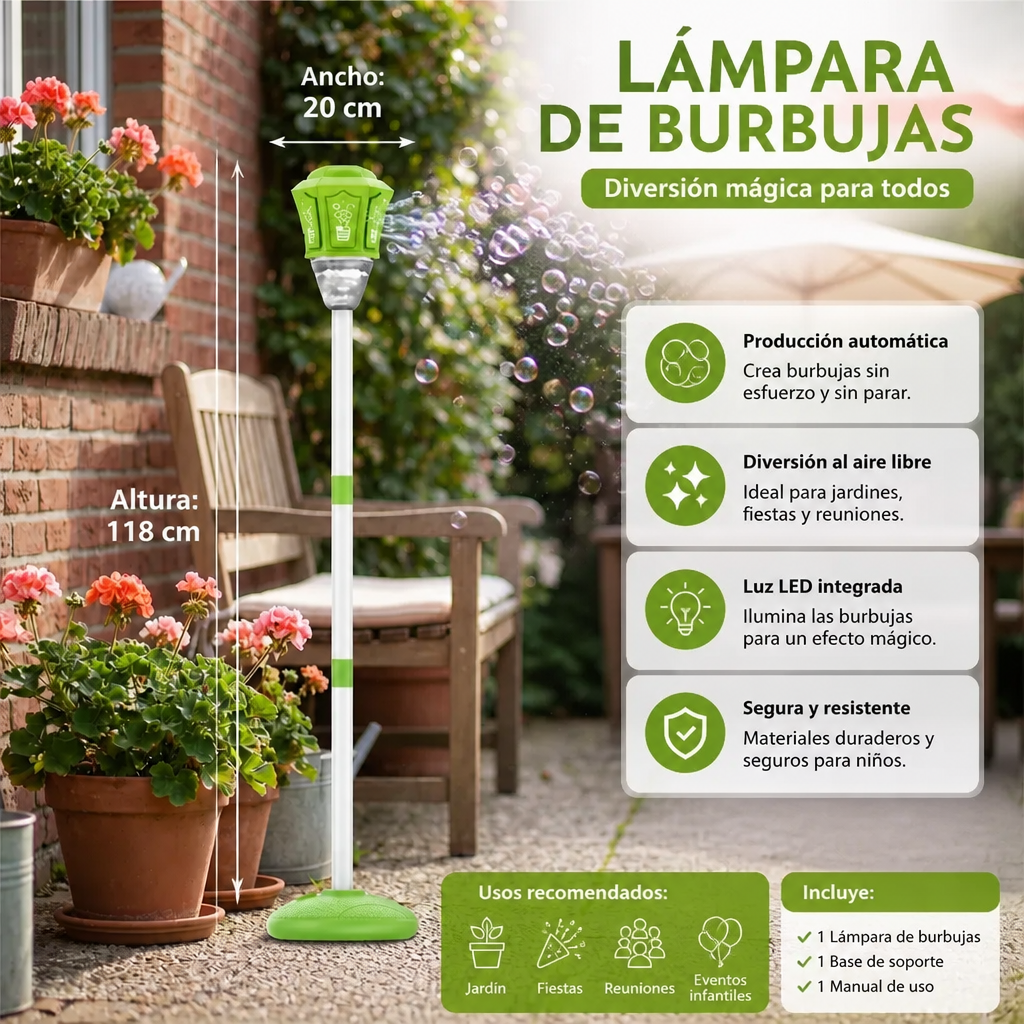 Lámpara De Burbujas Para Niños – Lámpara Automática De Burbujas