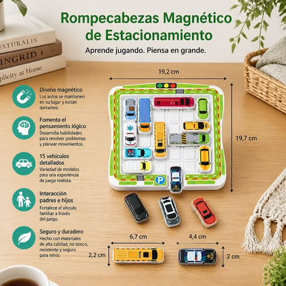 Juego De Rompecabezas De Estacionamiento De Autos Para Niños Que Fomenta El Pensamiento Lógico