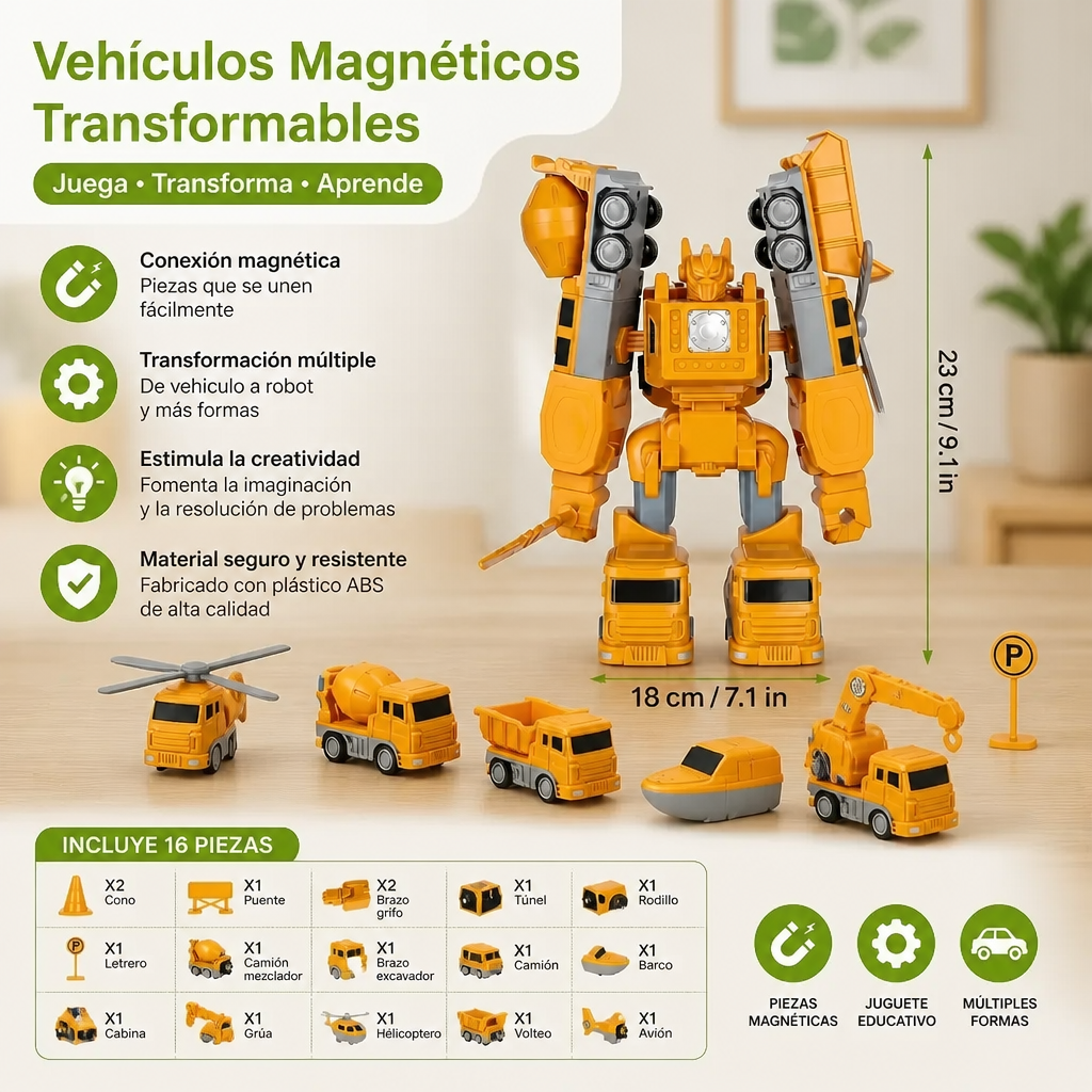 Vehículos Magnéticos Transformables