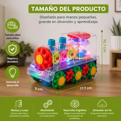 Locomotora De Vapor Musical Con Luces Y Movimiento