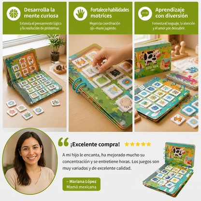 Libro Montessori de Actividades y Descubrimiento para Niños