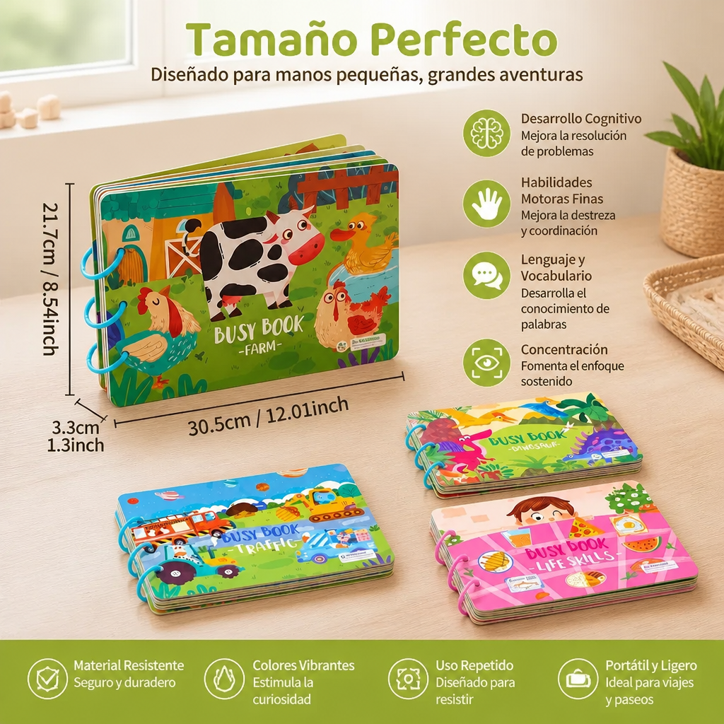 Libro Montessori de Actividades y Descubrimiento para Niños