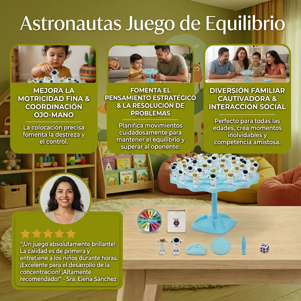 Juego de Equilibrio de Astronautas