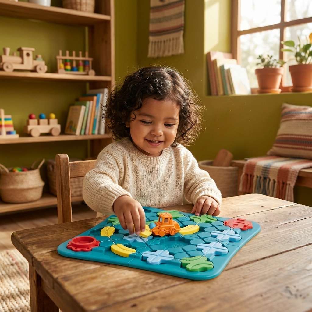 Rompecabezas Montessori de Carreteras
