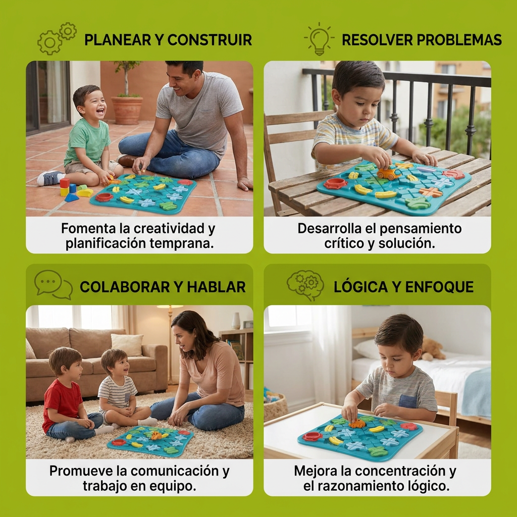 Rompecabezas Montessori de Carreteras