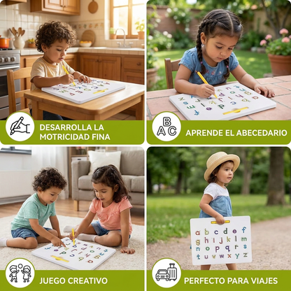 Pizarra Educativa De Escritura Con Bolas Magnéticas