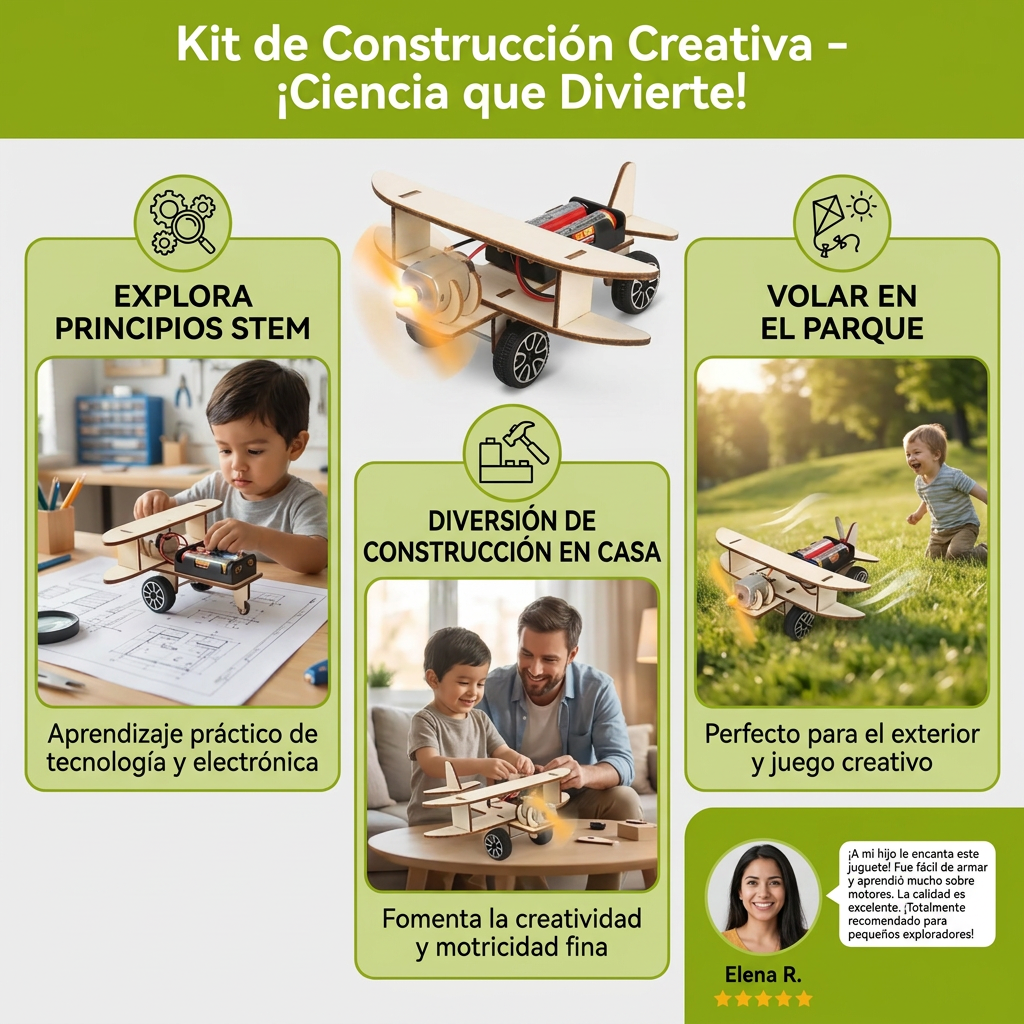 ¡Juguete Creativo De Construcción Y Experimentos Científicos – Ciencia Que Se Divierte!