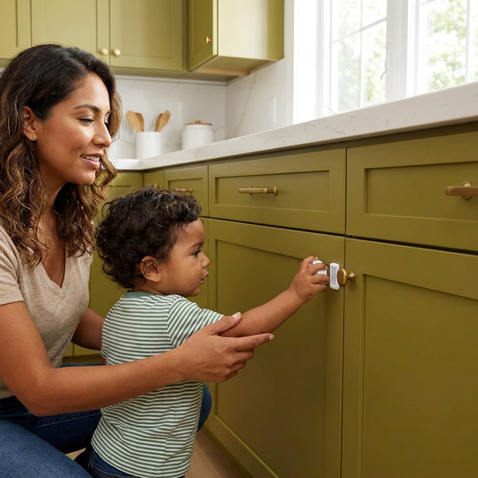 Seguro de Seguridad Magnético Para Armarios y Puertas Para Niños