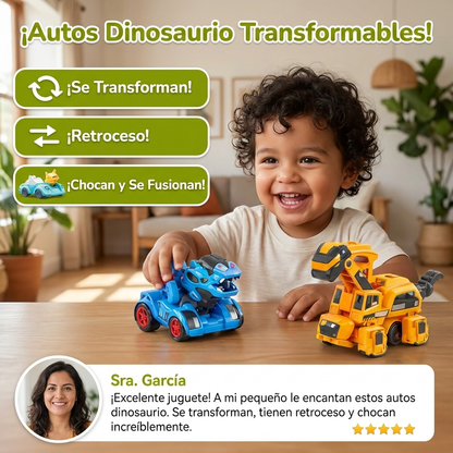 Autos Dinosaurio Transformables