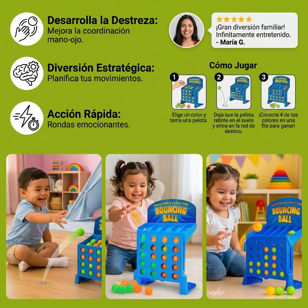 Juego De Cuatro En Línea Con Lanzamiento De Objetivo