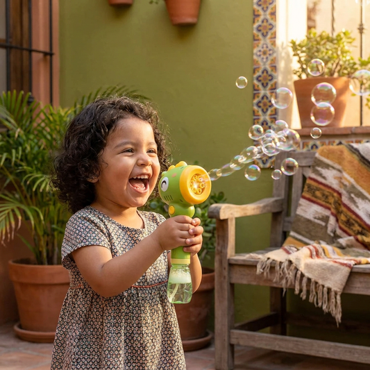 Varita de Burbujas con Luces para Niños – Máquina Automática de Burbujas