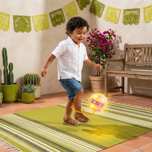 Pelota LED Para Tobillo – Juguete Interactivo de Saltos Para Niños