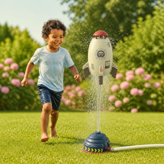 Juguete Aspersor De Agua En Forma De Cohete Para Niños