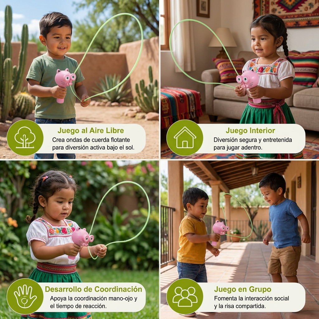Juguete Interactivo de Cuerda Voladora para Niños