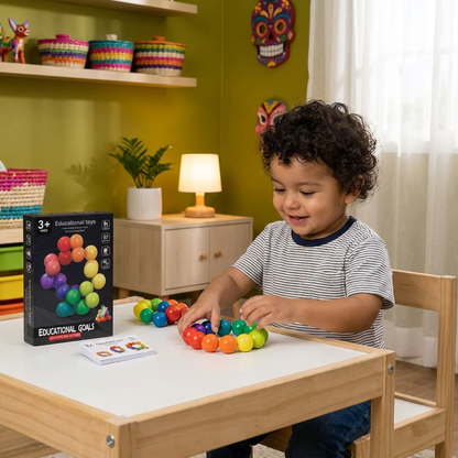 Set de Construcción de Bolas 3D Coloridas – Juguete Educativo de Construcción Creativa y Motricidad Fina para Niños