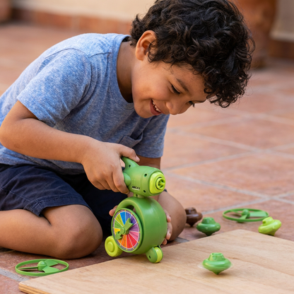 Juguete Educativo 5 en 1 con Giroscopio – Juego de Giro, Equilibrio y Apilamiento para Niños