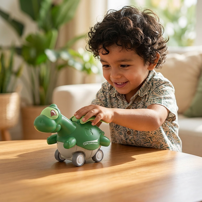 Autos Dinosaurio Press & Go – Carritos de Juguete de Dinosaurios que Avanzan para Niños