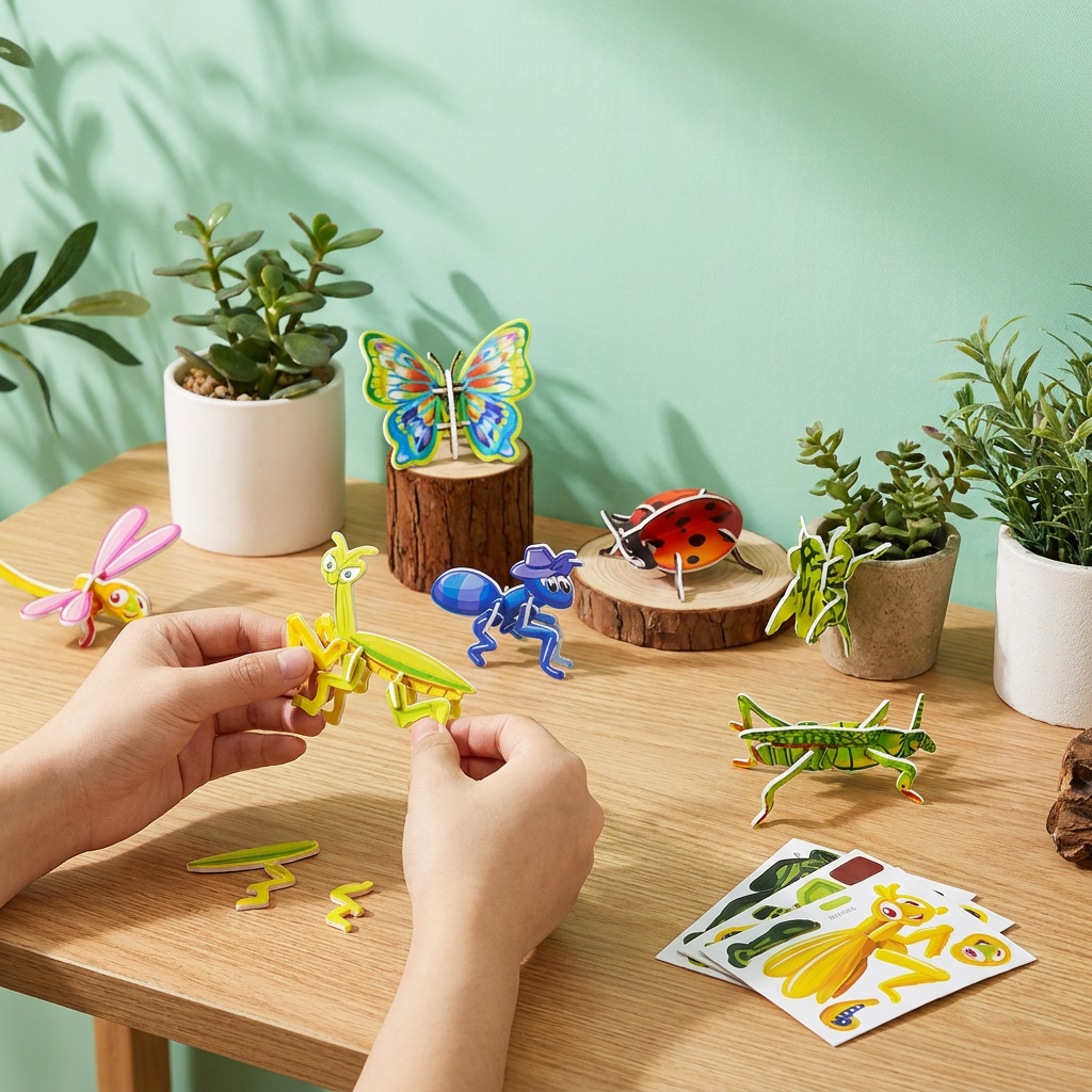 Set de Rompecabezas 3D para Niños