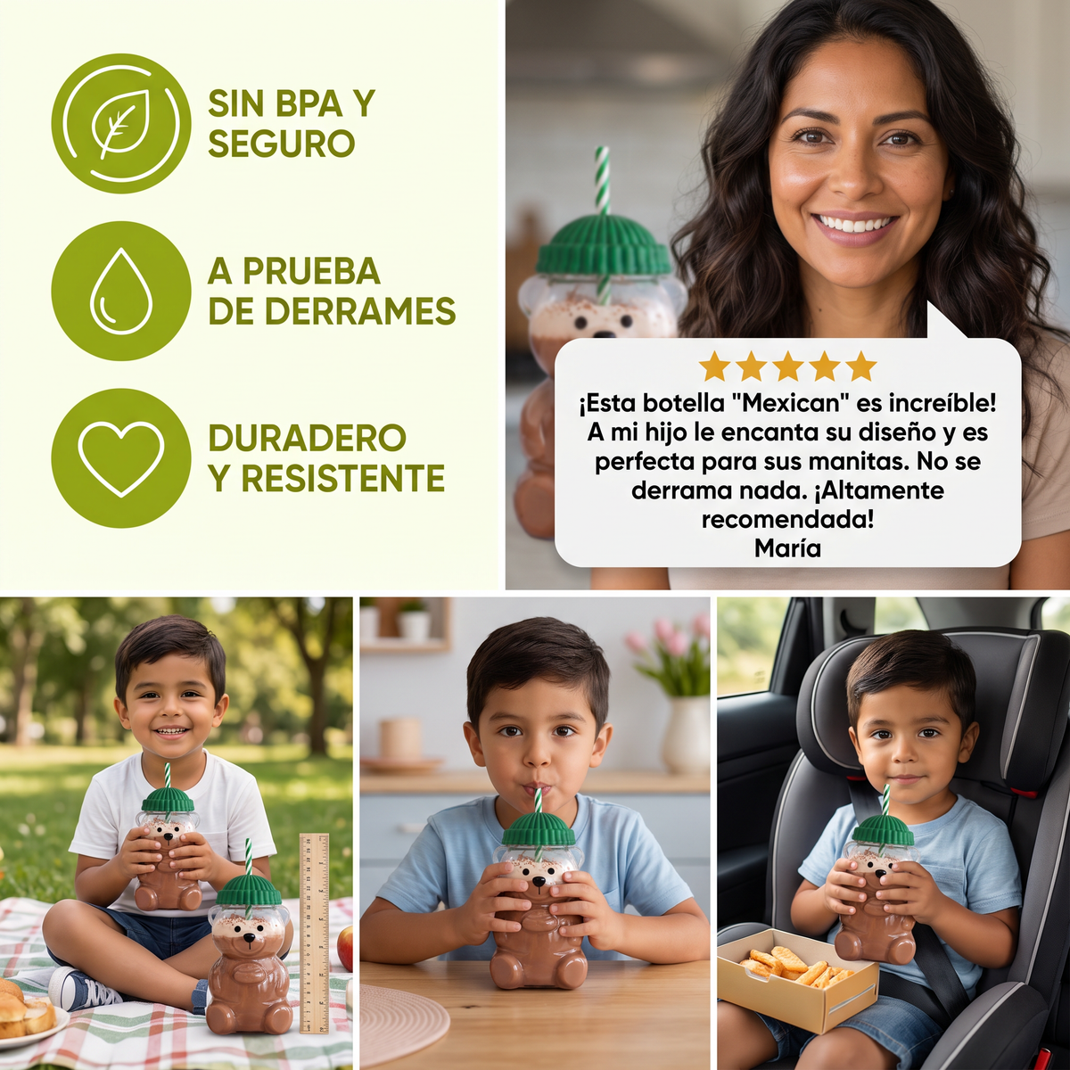 Botella Infantil HoneyBear