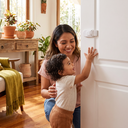 Seguro para puertas a prueba de niños sin perforar