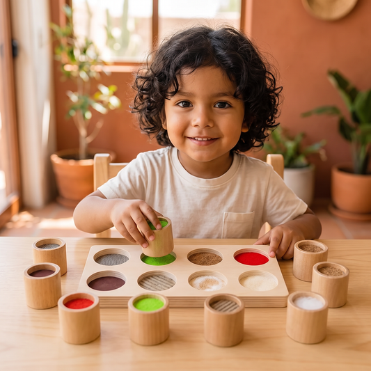 Juego táctil Montessori – Juguete educativo sensorial