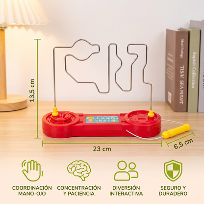 Juego de pulso “Buzz Wire” para desarrollar la destreza manual