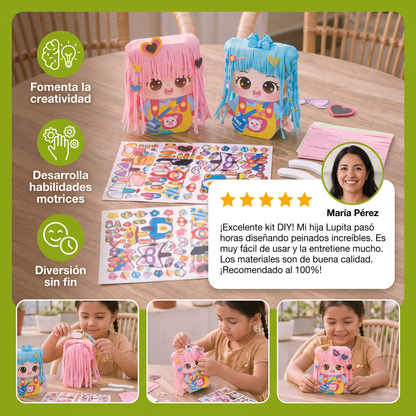 Set DIY de peluquería para niños